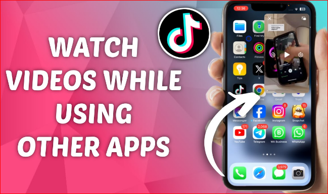 watch tiktok usig other app