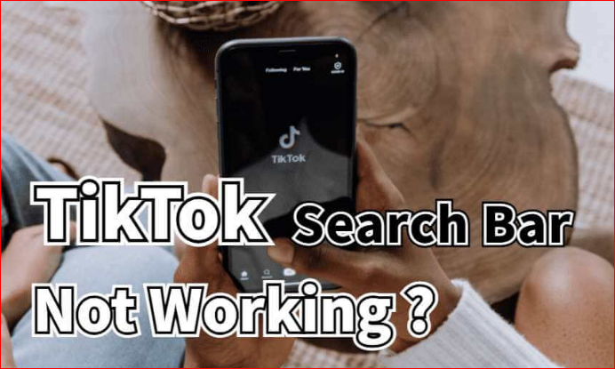 tiktok live search bar not working